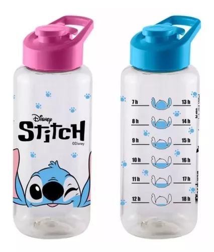 Garrafa Squeeze Água Galão Stitch - 1 Litro