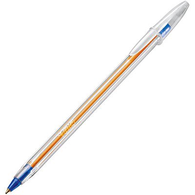 Caneta Esferográfica Cristal Precisão Azul Ponta Fina de 0.8mm - Bic