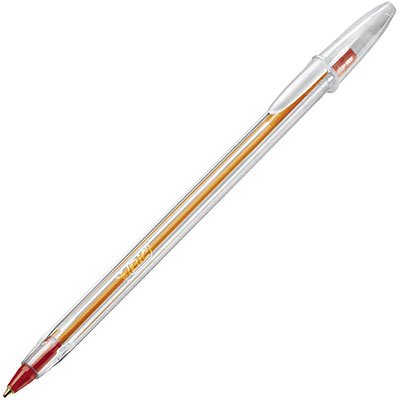 Caneta Esferográfica Cristal Precisão Vermelha Ponta Fina de 0.8mm - Bic