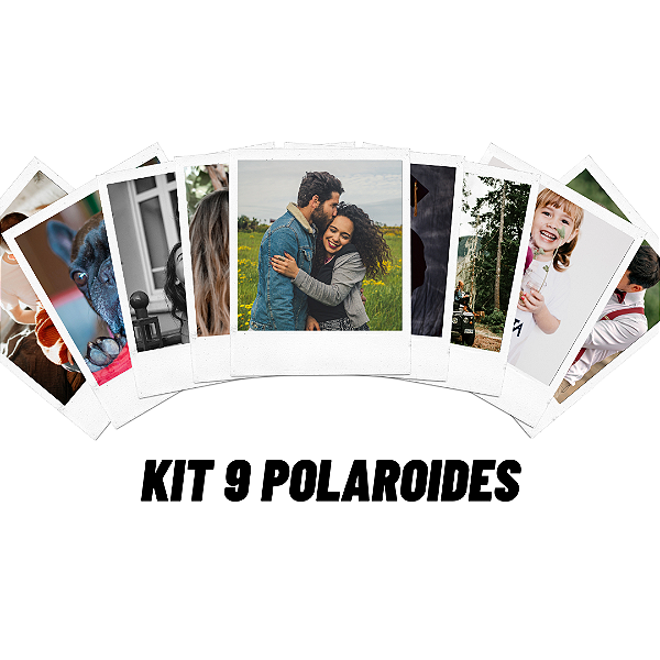 Fotos Polaroides - 9 Unidades (ENVIAR FOTOS APÓS A COMPRA)