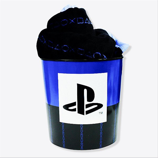 KIT MANTA COM BALDE LOGO PLAYSTATION
