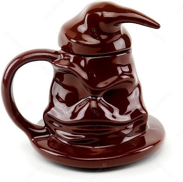 Caneca 3D Harry Potter Chapéu Seletor 350ml