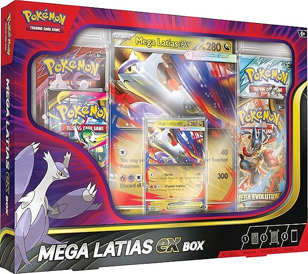 Box Pokémon Coleção Mega Latias Ex Português Envio Rapido