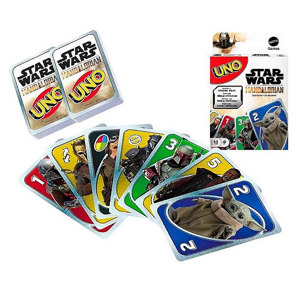 Jogo de Cartas Uno Star Wars Mandalorian