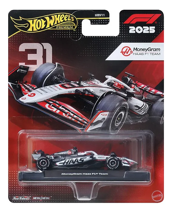 Hot Wheels Haas Ocon Auto Premium F1 1:64