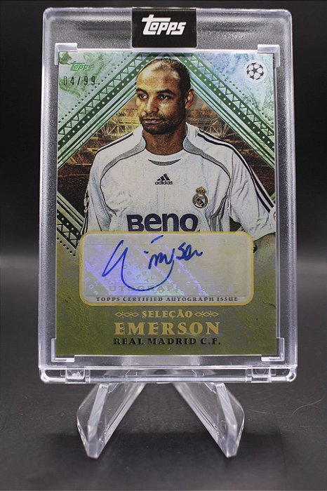 Emerson - 2023-24 Topps Selecao /99 Auto Real Madrid