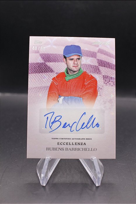 Rubens Barrichello - 2025 Topps Eccellenza F1 Veterano Auto Purple Foil /50