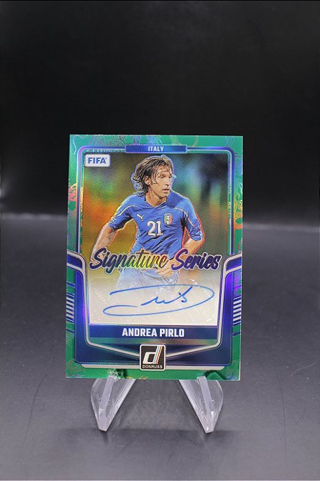 Andrea Pirlo - 2024-25 Panini Donruss FIFA Dragon Scale Signature Series Auto /75