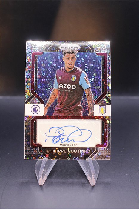 Philippe Coutinho - 2022-23 Panini Prizm Breakaway Silver Auto