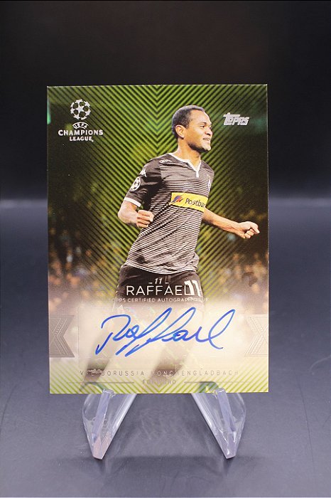 Raffael - 2015-16 Topps UCL Showcase Auto Green /150 Monchengladbach