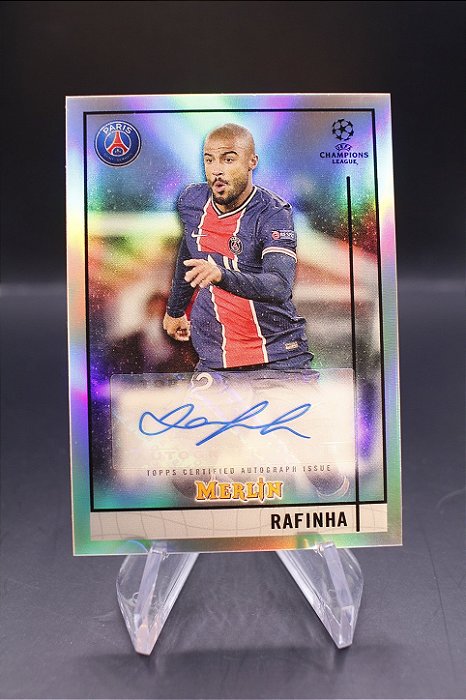 Rafinha - 2020-21 Topps Merlin Chrome Auto PSG