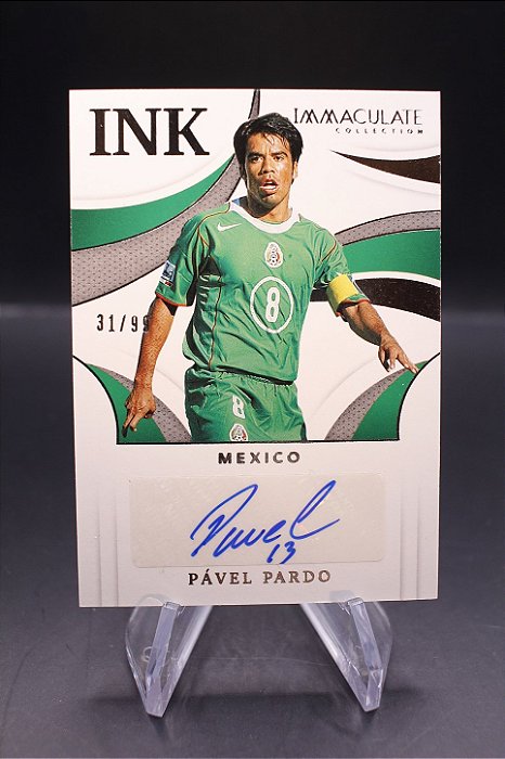 Pavel Pardo - 2021 Panini Immaculate Collection Soccer INK Auto /99 Mexico