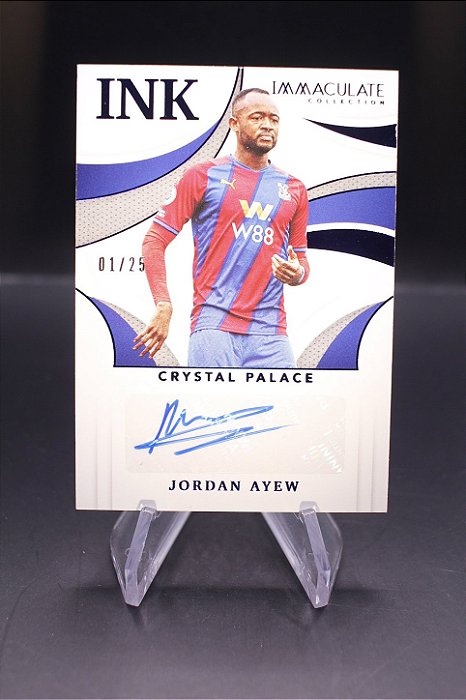 Jordan Ayew - 2021 Panini Immaculate Auto Ink /25 Crystal Palace