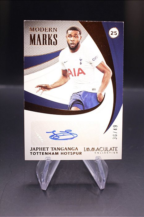Japhet Tanganga - 2021 Immaculate Modern Marks Auto /49 Tottenham