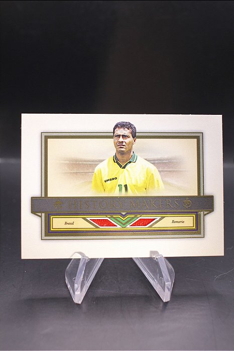 Romario - 2023 Futera Unique History Makers Patch Jersey /29 Brasil Flamengo