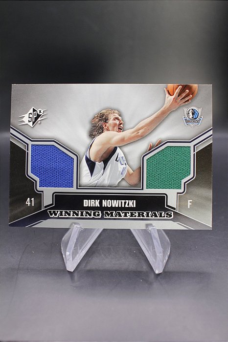 Dirk Nowitzki - 2005-06 SPx Winning Materials Game Used Jersey Mavericks