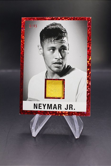 Neymar Jr. - 2022 Leaf In the Game 1960 Relics Bronze Jersey /45 Brasil