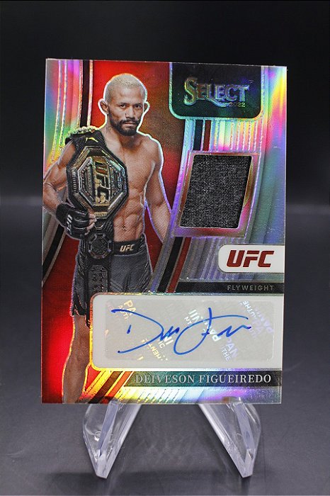 Figueiredo Silver - 2022 Select UFC Deiveson Material Relic Auto /199