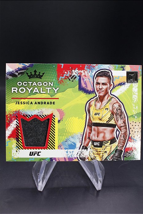 Jessica Andrade - 2022 Panini Donruss UFC Patch Octagon Royalty Fighter-worn