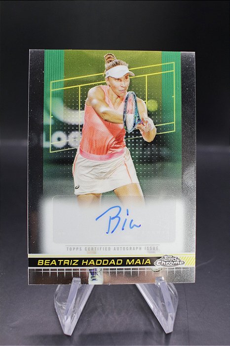 Beatriz Haddad Maia - 2024 Topps Chrome Tennis Auto