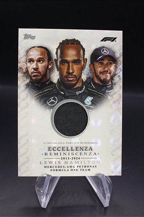 Lewis Hamilton - 2024 Topps Eccellenza Formula 1 F1 Race Worn Relic GZ