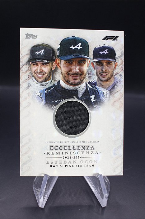 Esteban Ocon - 2024 Topps F1 Formula 1 Eccellenza Reminiscenze Race Worn Relic
