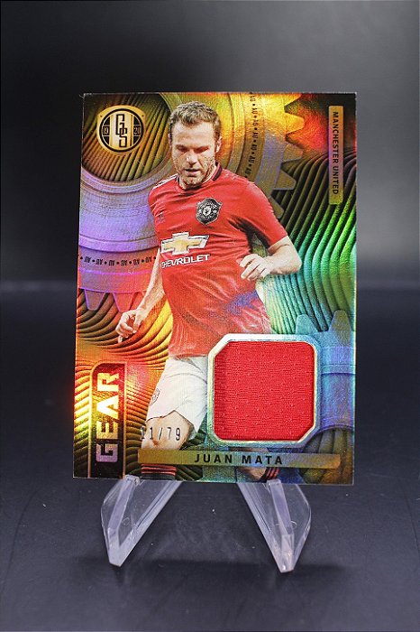 Juan Mata - 2019-20 Gold Standard Gear Mint Jersey Patch Relic /79 Man United