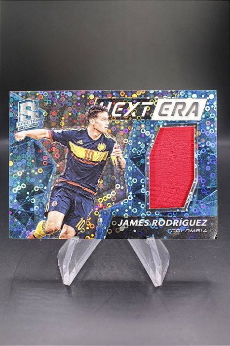 James Rodriguez - 2016-17 Spectra Next Era Blue Prizm Jersey Material /75