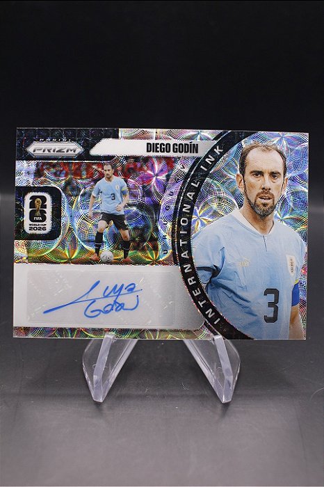 Diego Godin - 2026 Panini Prizm World Cup International Ink Choice Auto Uruguay