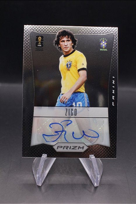 Zico - 2026 Panini Prizm FIFA World Cup Auto Brasil