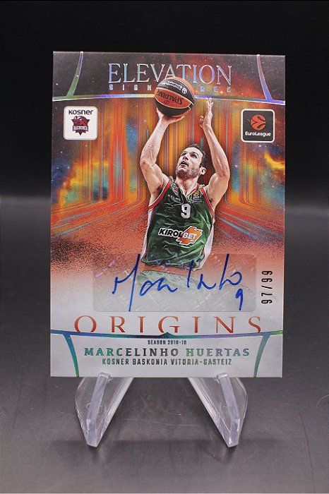 Marcelinho Huertas - 2025-26 Origins EuroLeague Elevation Signatures Auto /99