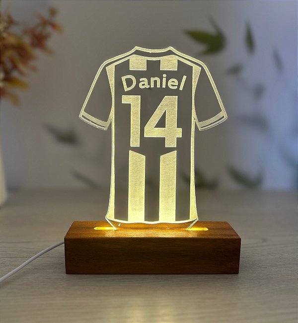 Luminária Camisa de Time  - Personalize