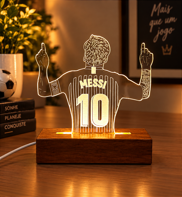 Luminária Messi - Personalize