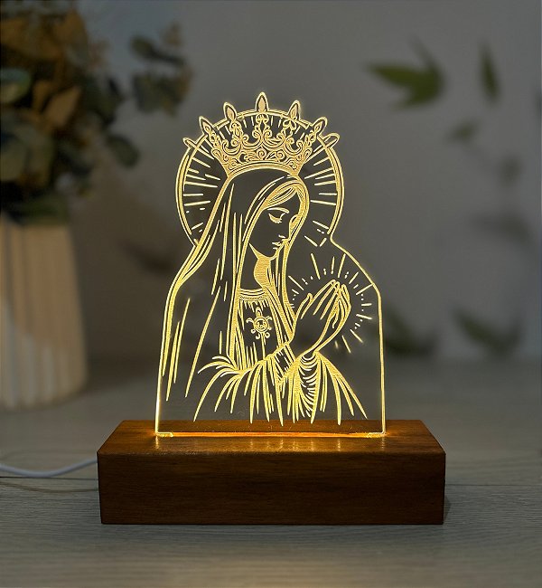 Luminária Nossa Senhora Aparecida  - Personalize