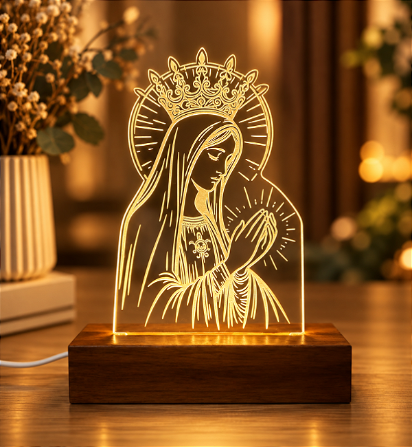 Luminária Nossa Senhora Aparecida - Personalize