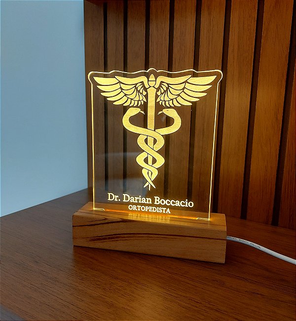 Luminária Medicina - Personalize
