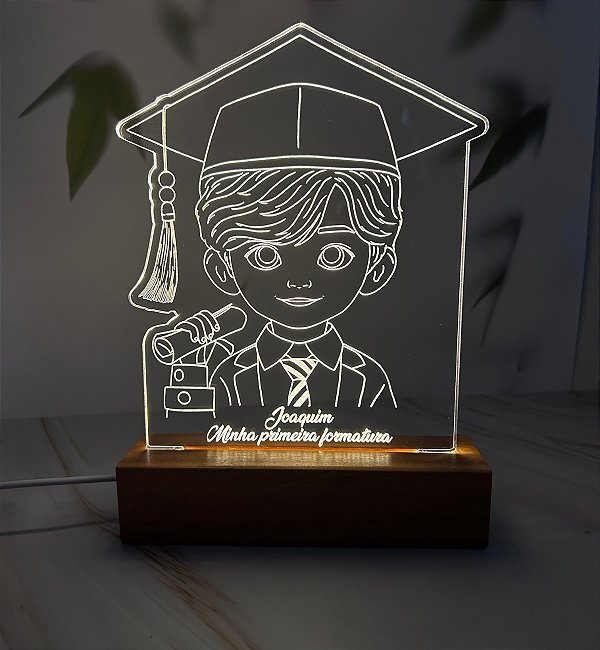 Luminária Formatura - Personalize