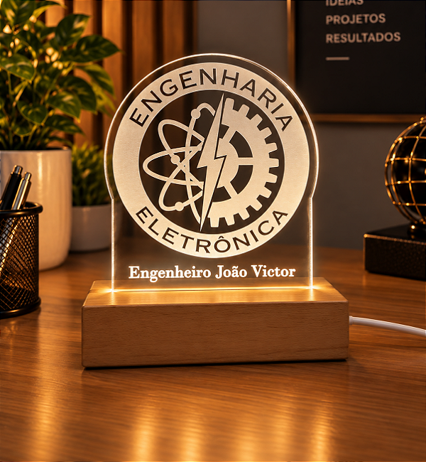 Luminária Engenharia Eletrônica - Personalize