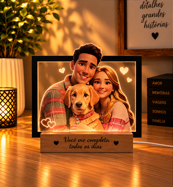 Porta Retrato Dia Dos Namorados- Personalize