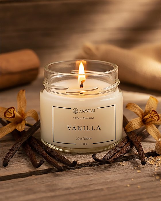 Vela Aromática - Vanilla - 140gr