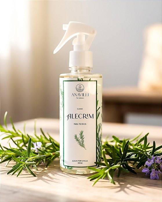 Água Perfumada para Tecidos - Alecrim - 300ml