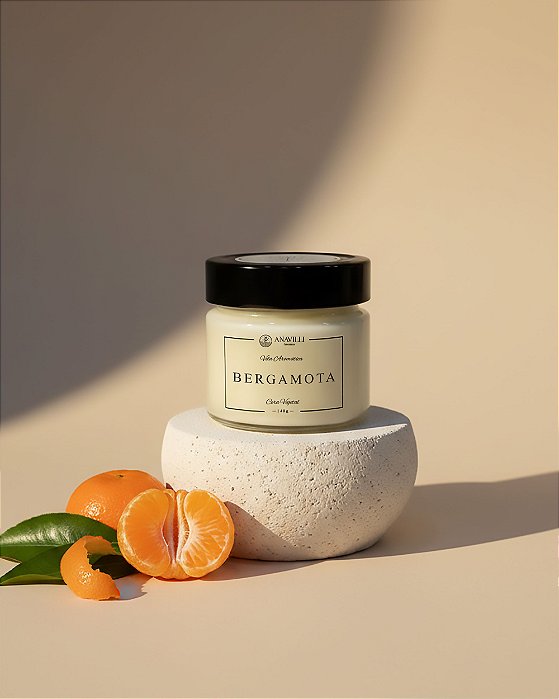 Vela Aromática - Bergamota - 140gr