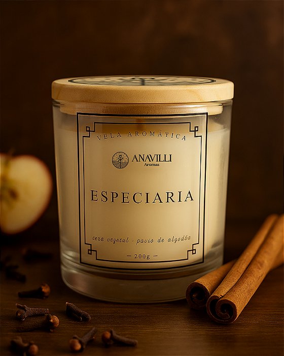 Vela Aromática - Especiaria - 200g