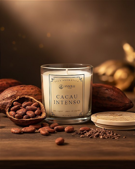Vela Aromática - Cacau Intenso - 200g