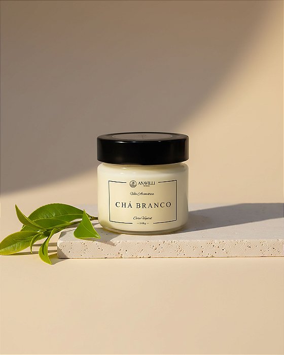 Vela Aromática - Chá Branco - 140gr