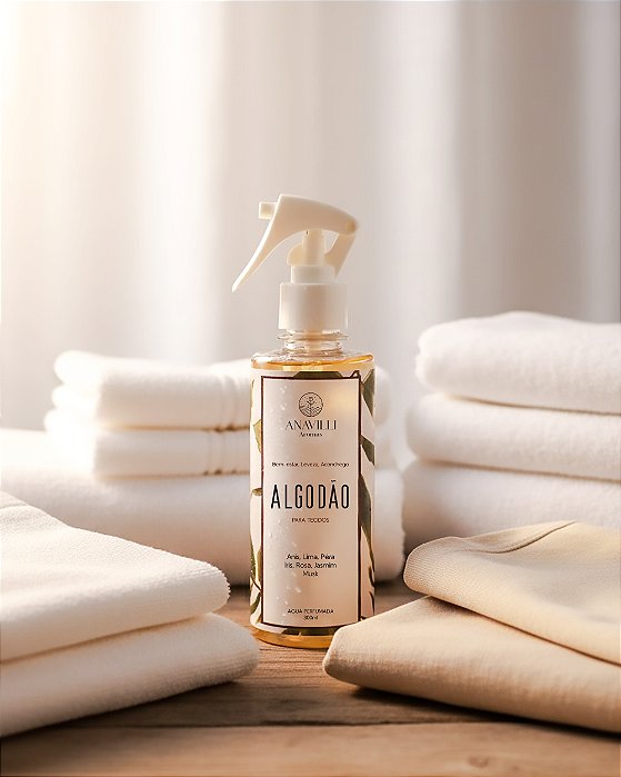 Água Perfumada Para Tecidos - Algodão - 300ml