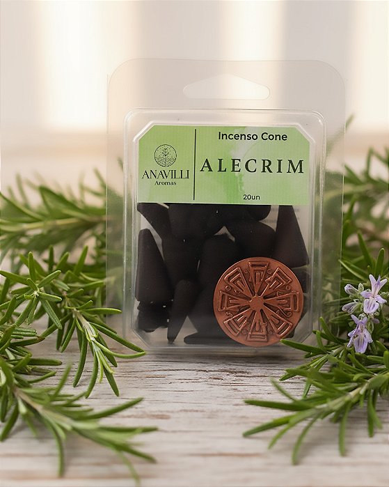 Incenso Cone - Alecrim - 20u