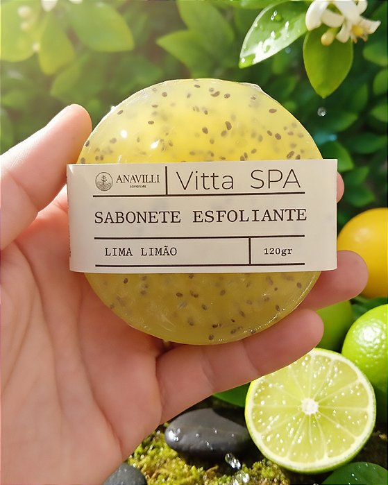 Sabonete Esfoliante - Lima Limão