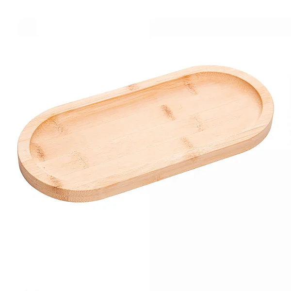 Bandeja Oval Nature 24cm x 11cm x 1,5 cm Bambu