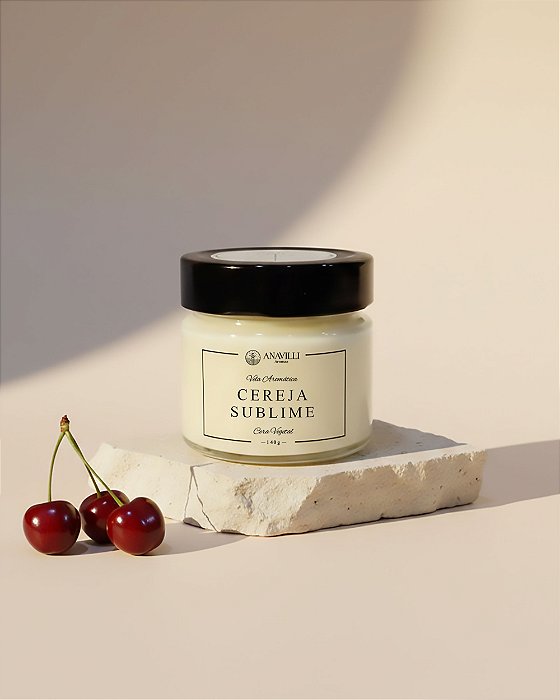 Vela Aromática - Cereja Sublime - 140gr